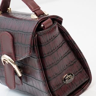 ELOISE SUNNY - bordo kroko - LIMITED